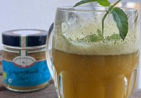 Granizado de Jengibre y Menta