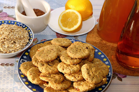 Galletas de Avena con Canela y Nuez Moscada