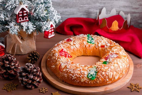 Roscón de Reyes con Cúrcuma Latte