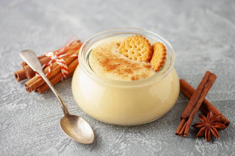 Receta de Natillas con Cúrcuma Latte