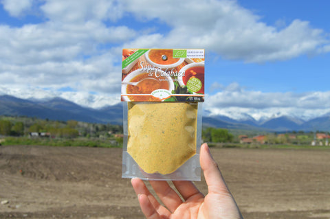 Sopa de calabaza ecológica de Finca la Mesa