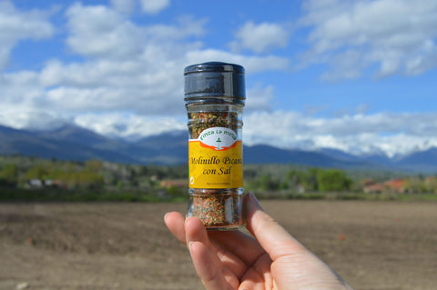 Molinillo picante con sal ecológico de Finca la Mesa