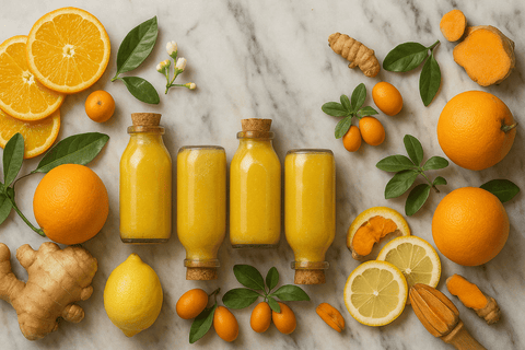 Botellas de ginger shot