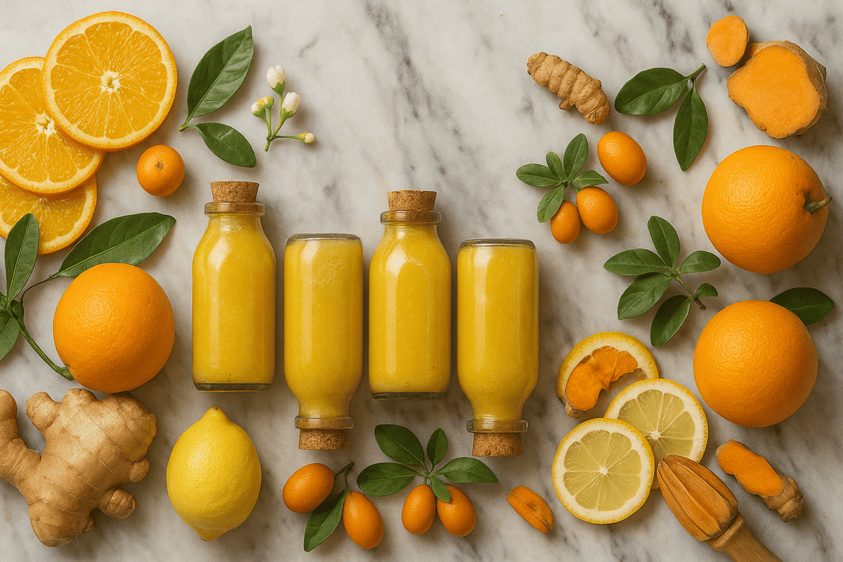 Botellas de ginger shot