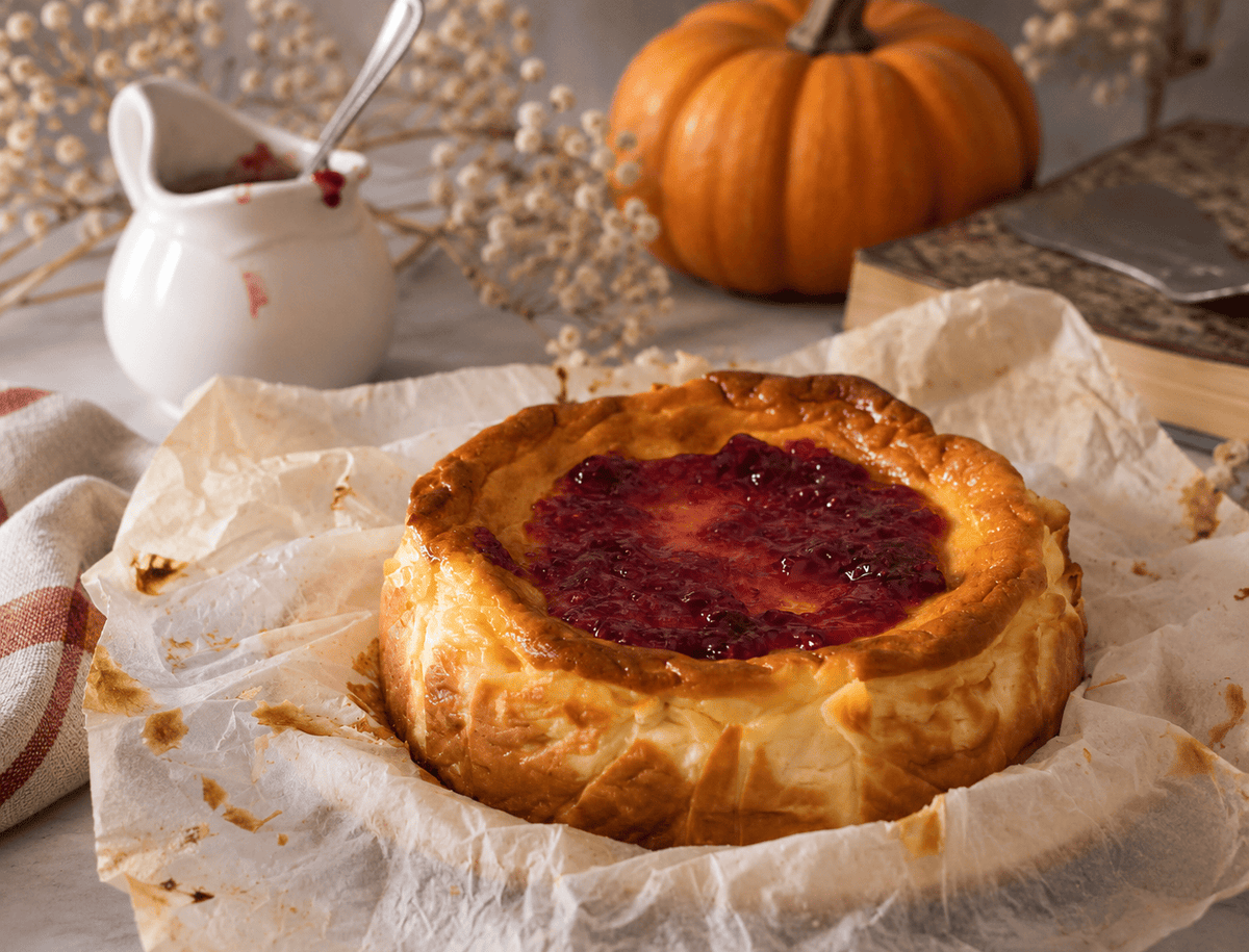 Tarta de queso con Pumpkin spice latte