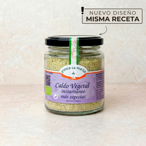 Caldo vegetal instantáneo más especias ECO